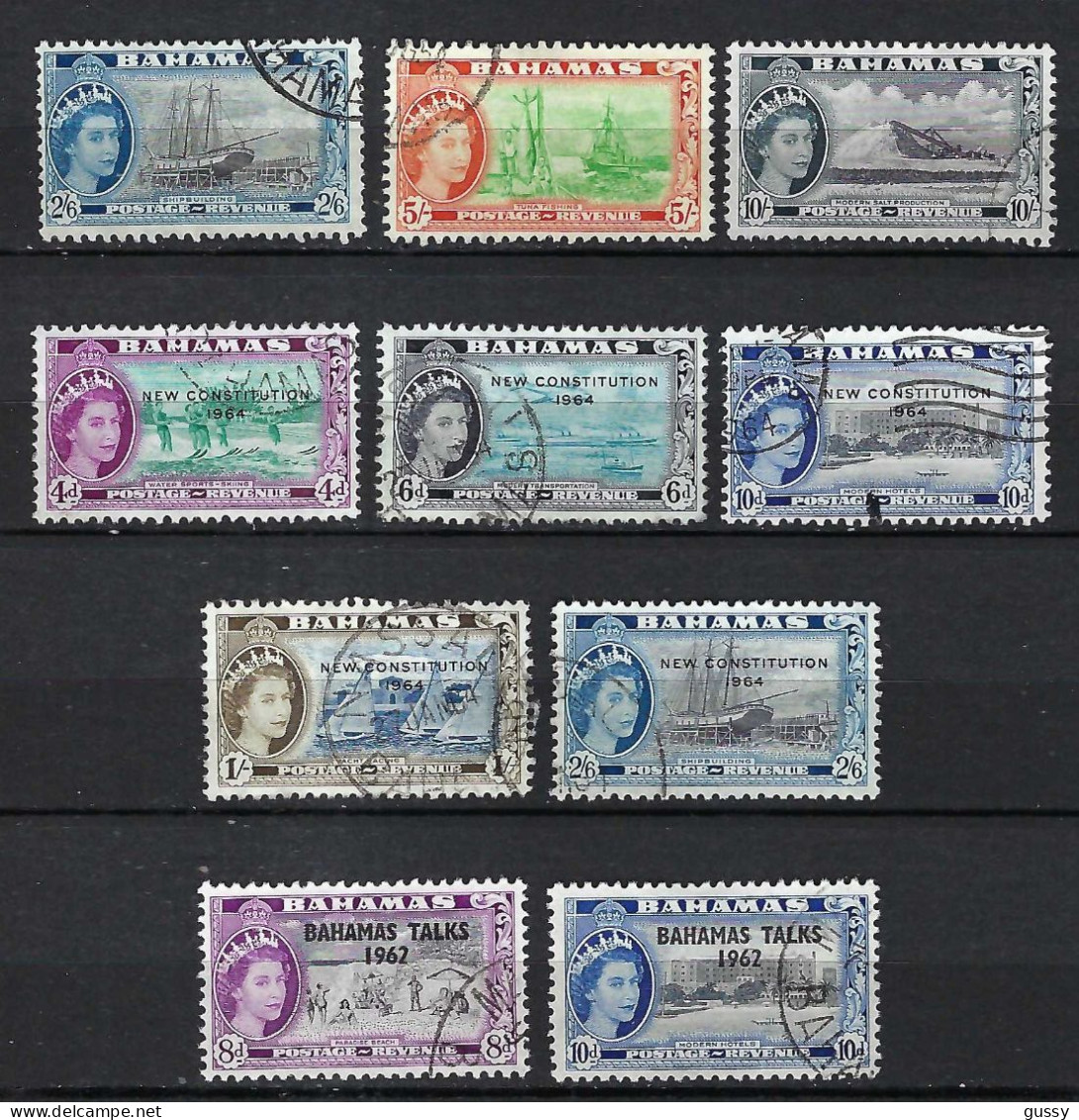 BAHAMAS Ca.1953-73: Lot D' Obl. - 1859-1963 Colonie Britannique