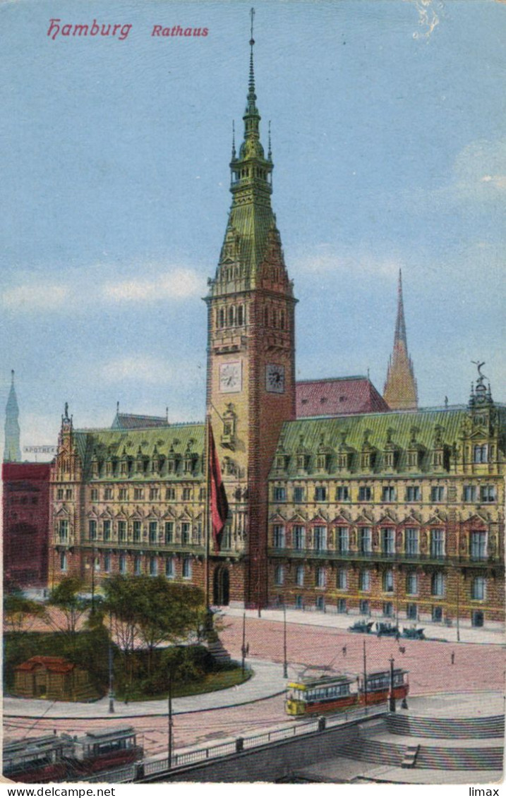 AK Hamburg Rathaus - Mitte