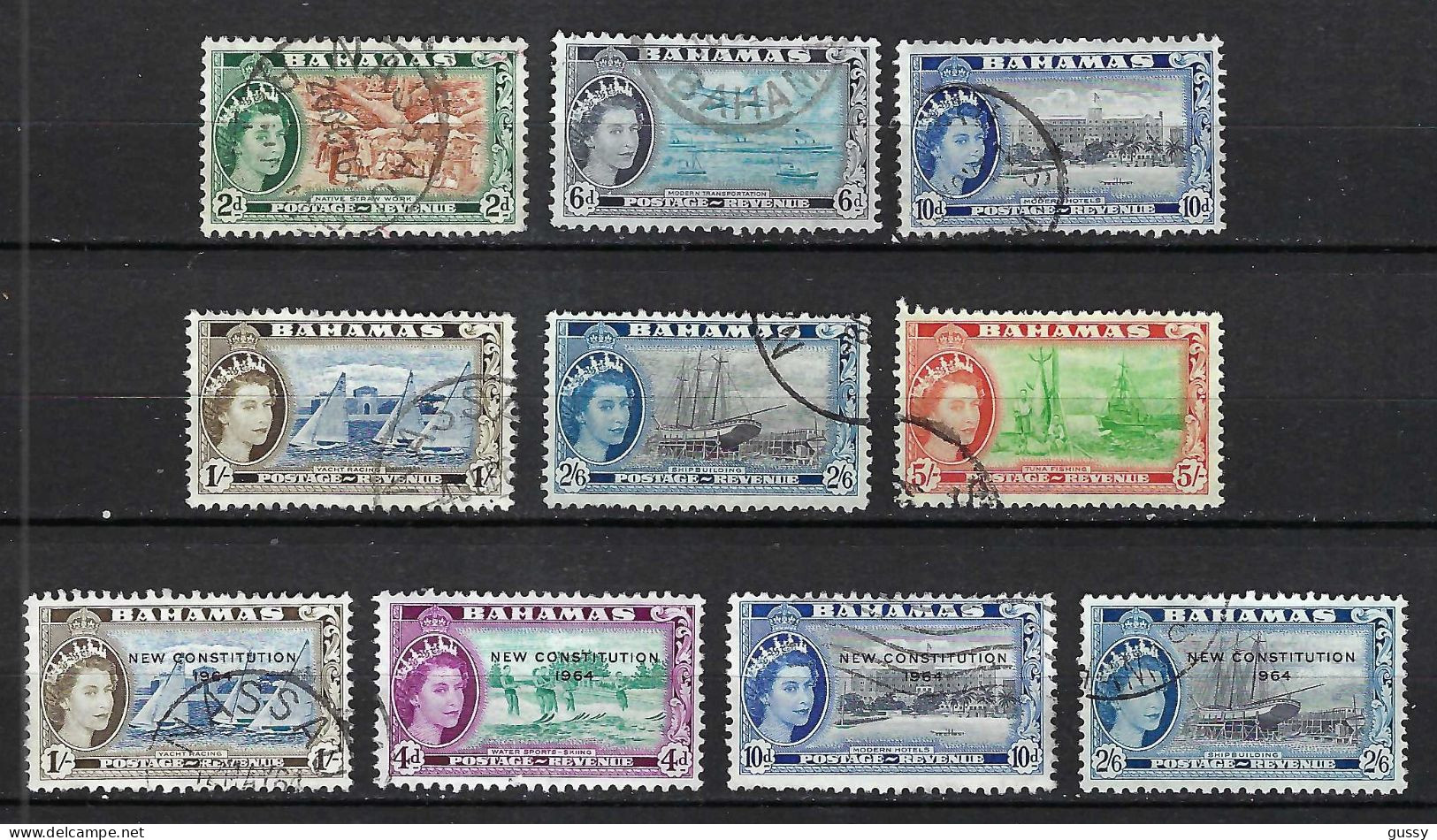 BAHAMAS Ca.1953-73: Lot D' Obl. - 1859-1963 Kronenkolonie