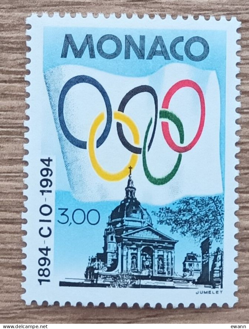 Monaco - YT N°1937 - Centenaire Du Comité International Olympique - 1994 - Neuf - Ungebraucht