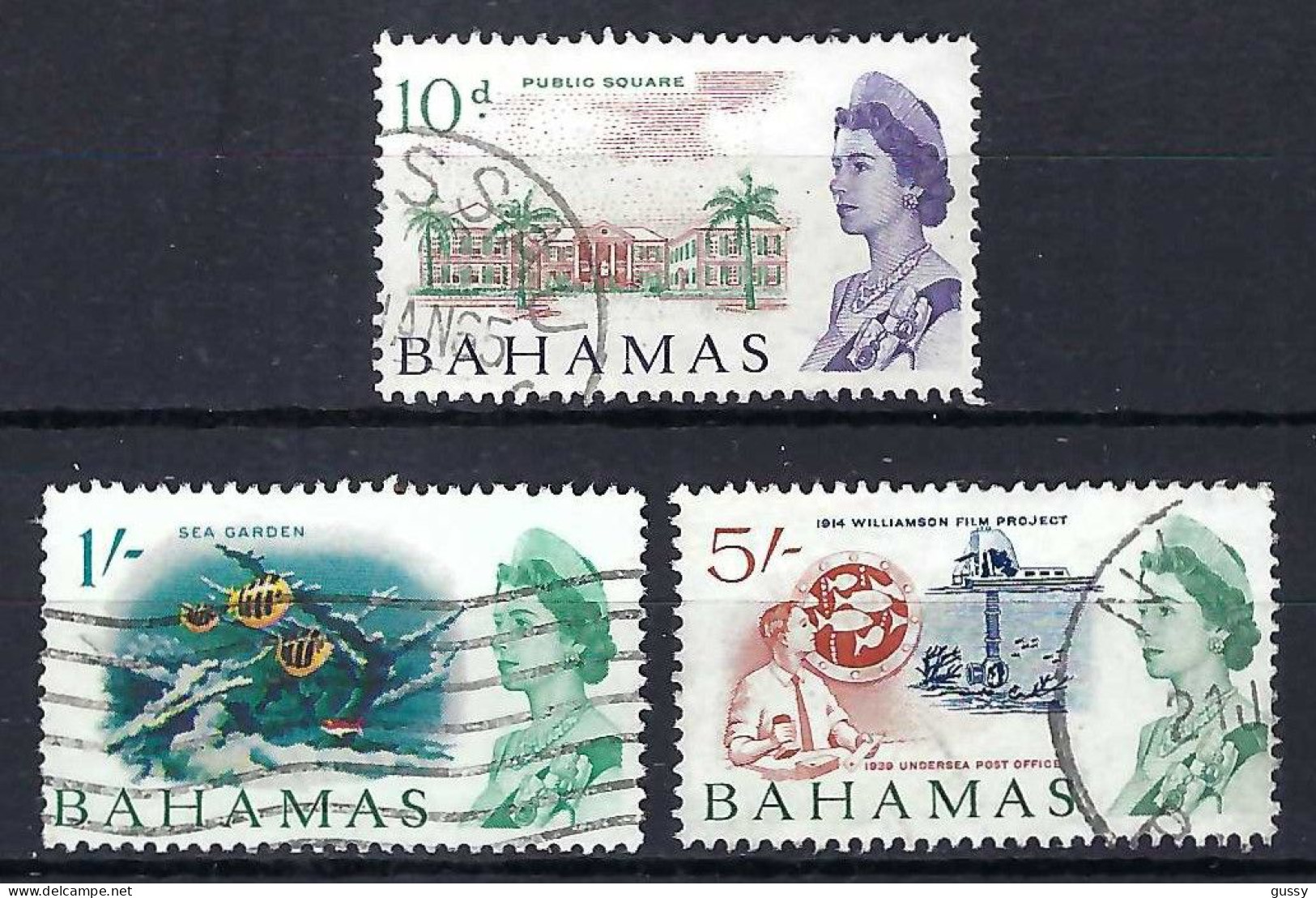 BAHAMAS Ca.1953-73: Lot D' Obl. - 1859-1963 Kronenkolonie