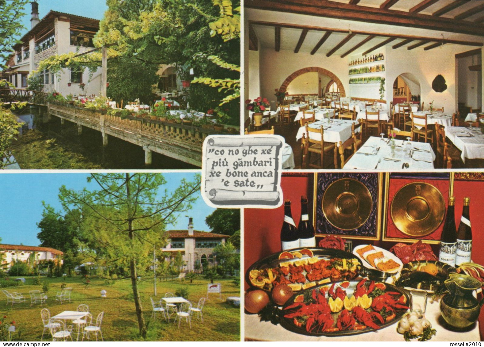 CARTOLINA PUBBLICITà ITALIA TREVISO SAN POLO DI PIAVE RISTORANTE TAVERNA GAMBRINUS Italy Advertising Postcard ITALIEN Ak - Hotels & Restaurants