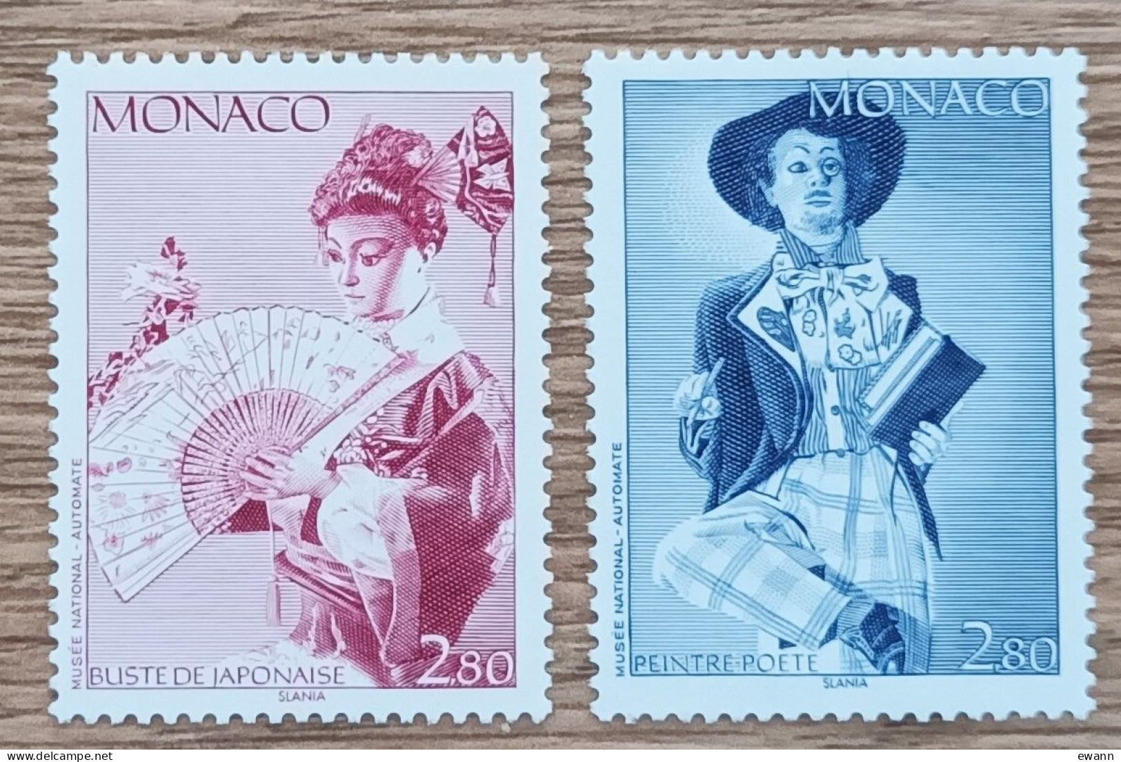 Monaco - YT N°1919, 1920 - Automates Du Musée National - 1994 - Neuf - Unused Stamps