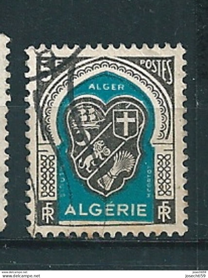 N° 268 Colonie Française Armoirie D'Alger   Timbre Algérie (1948) Oblitéré - Algerien (1962-...)