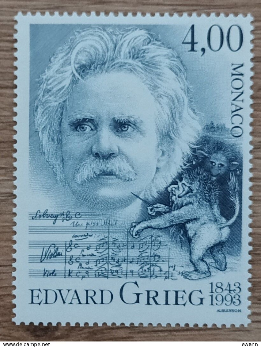 Monaco - YT N°1908 - Edvard Grieg - 1993 - Neuf - Neufs