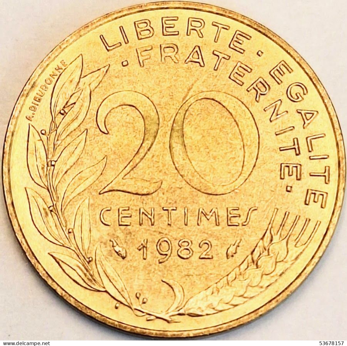 France - 20 Centimes 1982, KM# 930 (#4268) - 20 Centimes