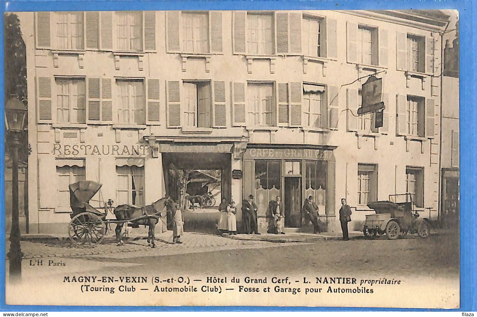 95 - Val D'Oise - Magny En Vexin - Hotel Du Grand Cerf (N15545) - Magny En Vexin