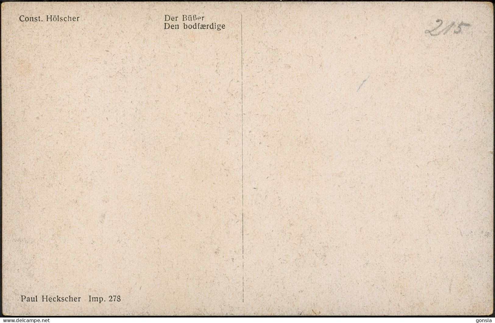 CONSTANTION HÖLSCHER 1910 "Der Büber" - Pittura & Quadri