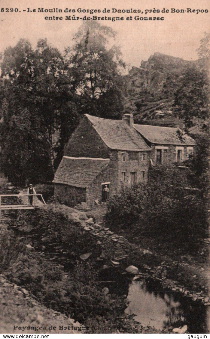 CPA - GOUAREC / BON-REPOS - Le Moulin Des Gorges De Daoulas - Edition E.Hamonic - Gouarec