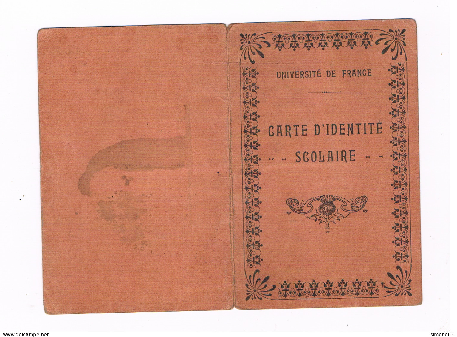 D 63 - Clermont-ferrand - Carte Identité Scolaire -1931-32 - Lycée Jeanne D'arc Au Nom De Geneviève Marie Noëlle CUSSET - Historical Documents