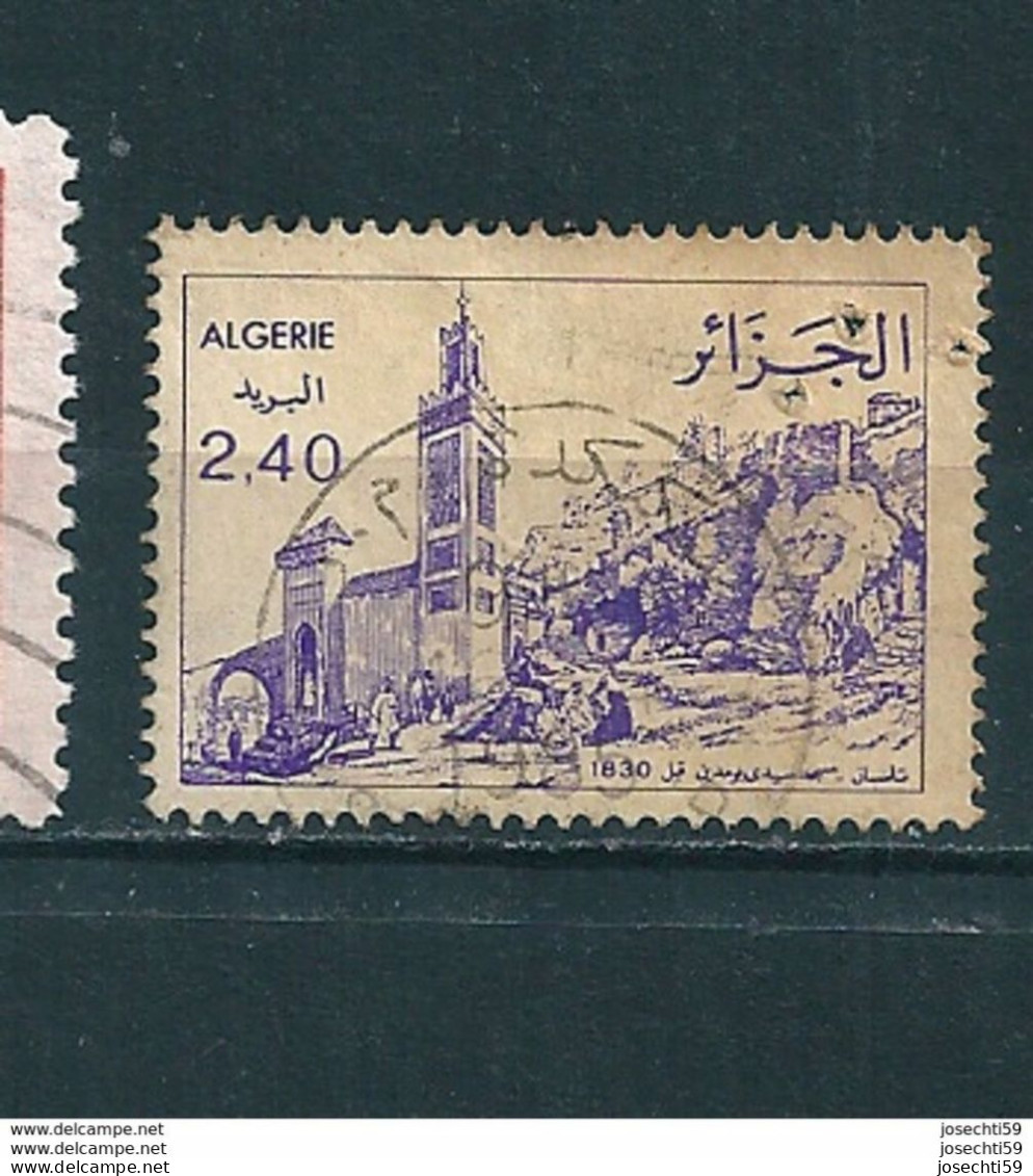 N° 760 Mosquée - Tlemcen  Timbre Afrique Algérie  (1982) Oblitéré - Algeria (1962-...)