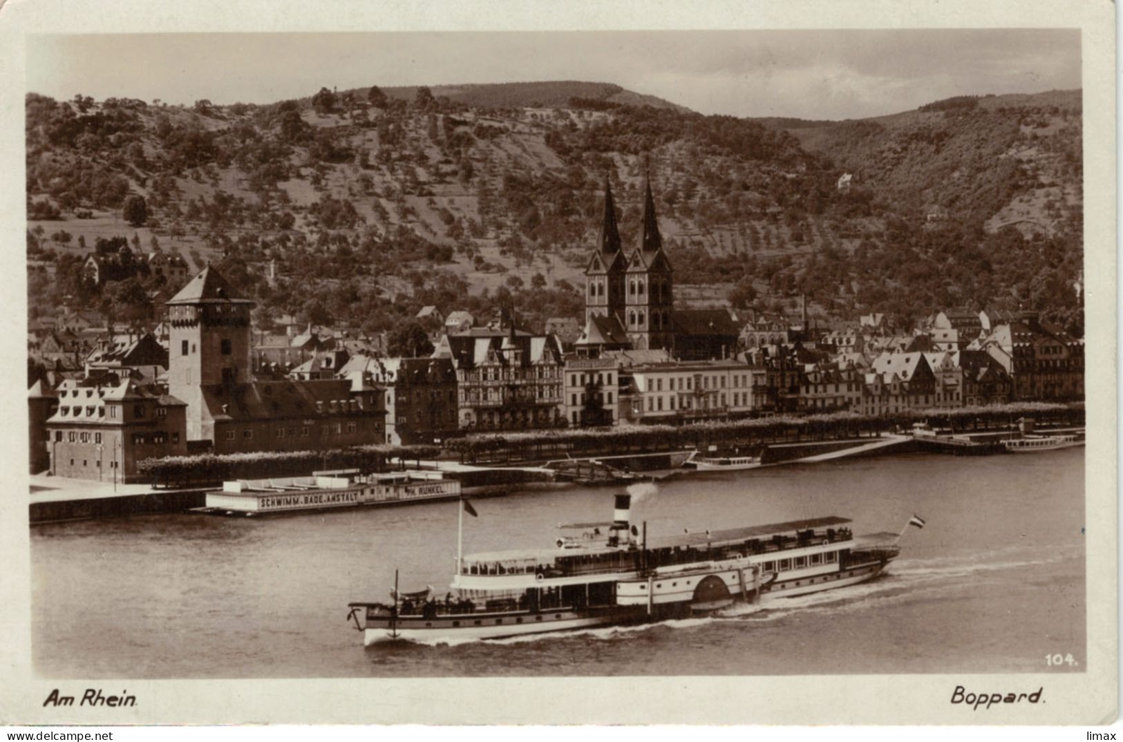 AK SW Boppard Am Rhein Um 1930 - Boppard