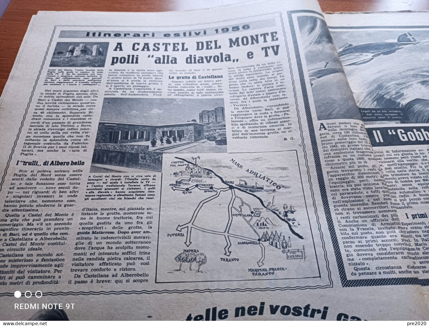 TRIBUNA ILLUSTRATA 1956 CASTEL DEL MONTE IL CANALE DI SUEZ E DI ASSUAN - Autres & Non Classés