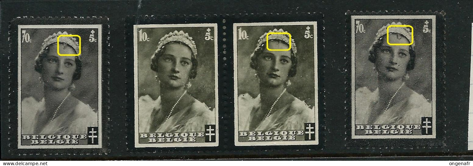 3 X 415 ** + Normal  ( Petite Et Grande Mèche ) - 1931-1960