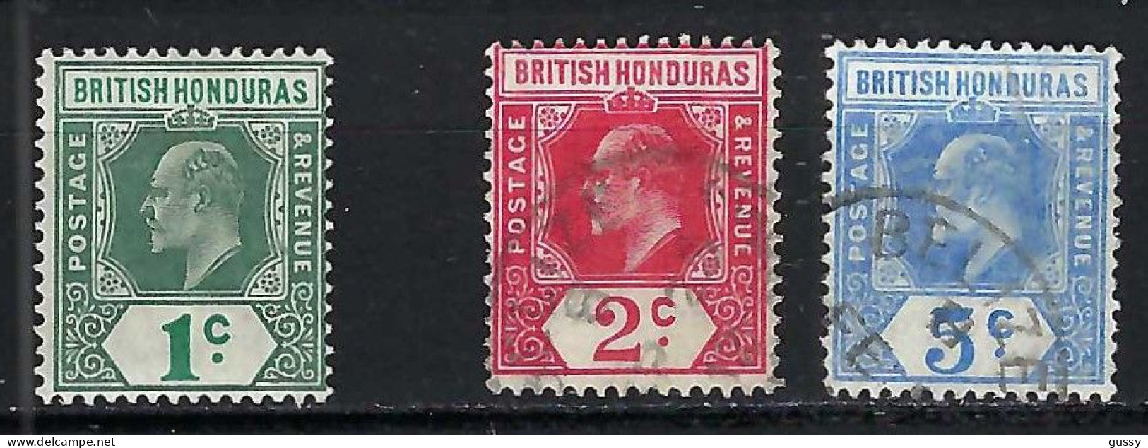 HONDURAS BRITANNIQUE Ca.1902-04: Lot D' Obl. Et Neuf* - British Honduras (...-1970)