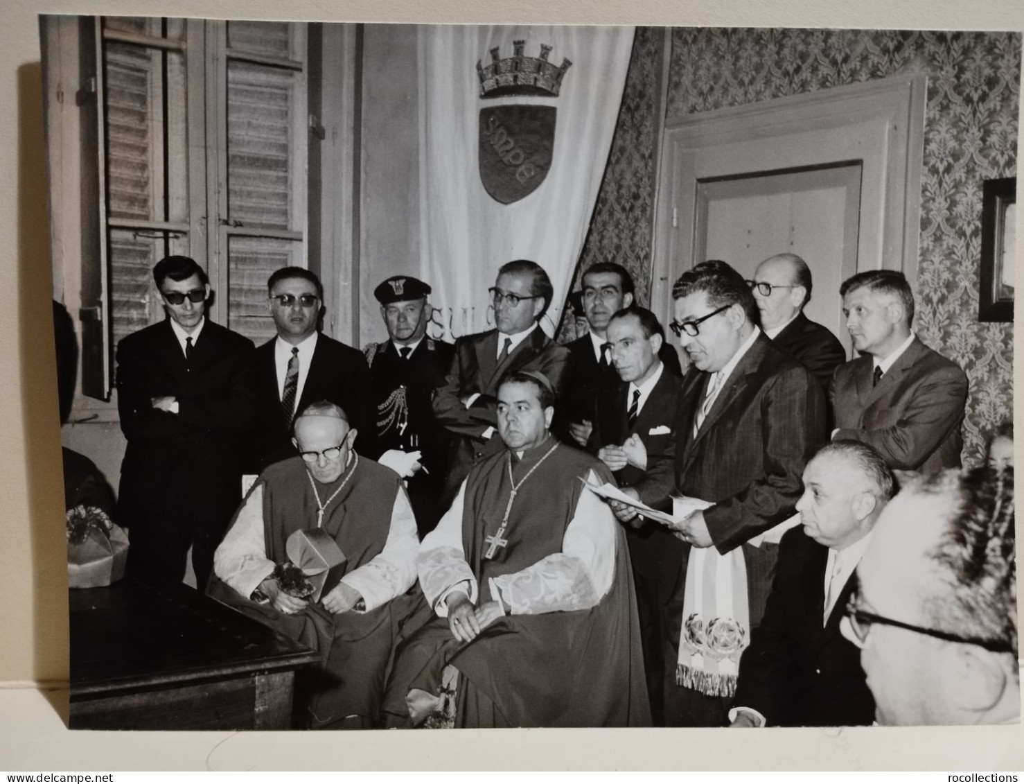 SULMONA 23.06.1967 Presentazione Nuovo Vescovo MONS. AMODIO. Autorità Civili E Religiose, Ministro Sindaco Cerimonia - Europa