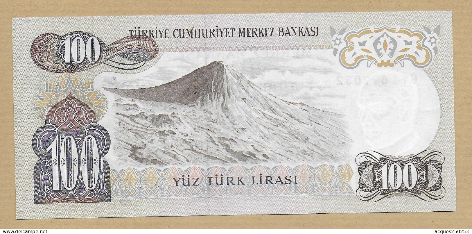 100 YUZ TURK LIRASI TURQUIE NEUF - Turquie