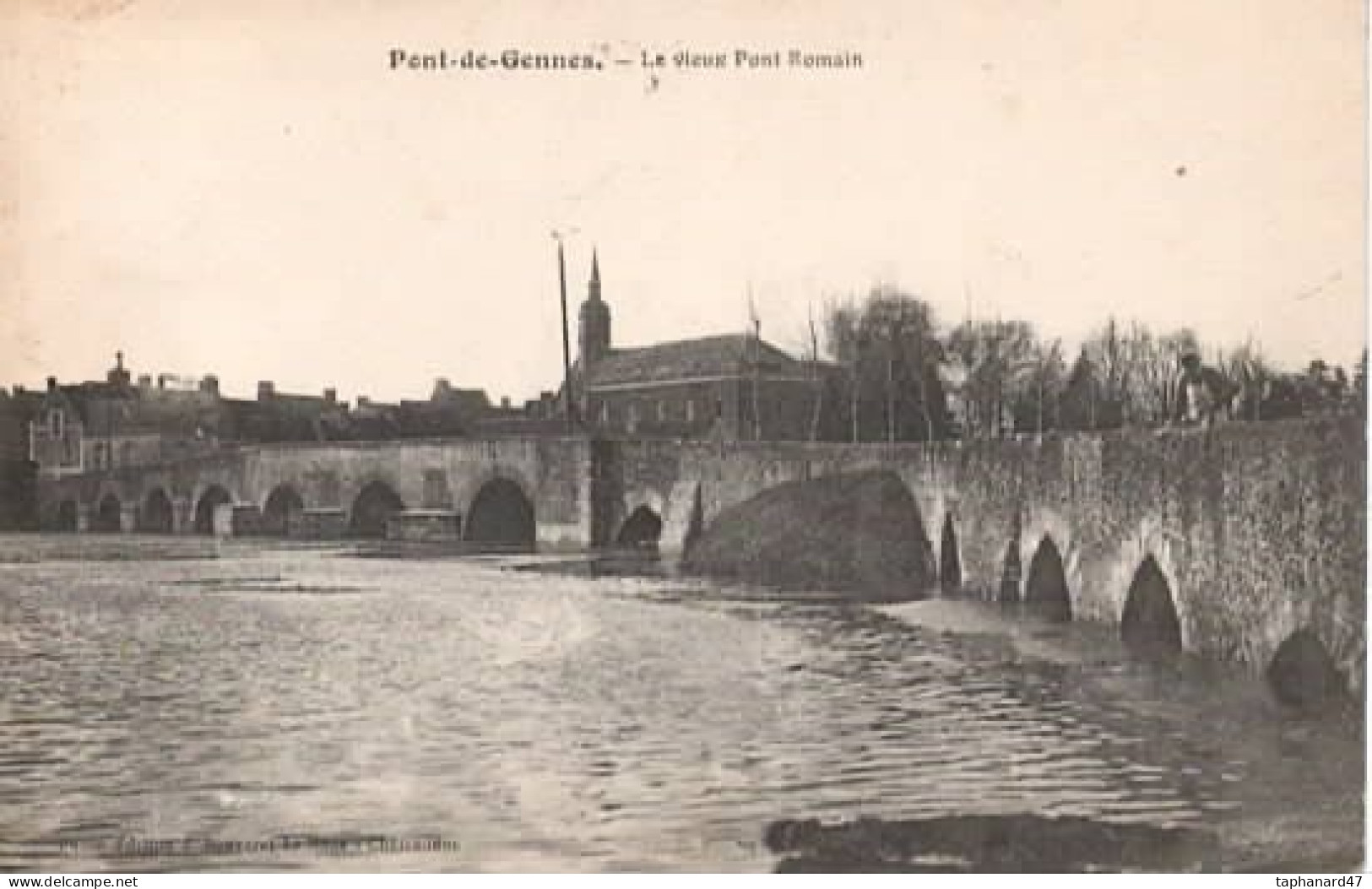 . 72 . PONT-de-GENNES . Le Vieux Pont Romain . - Other & Unclassified