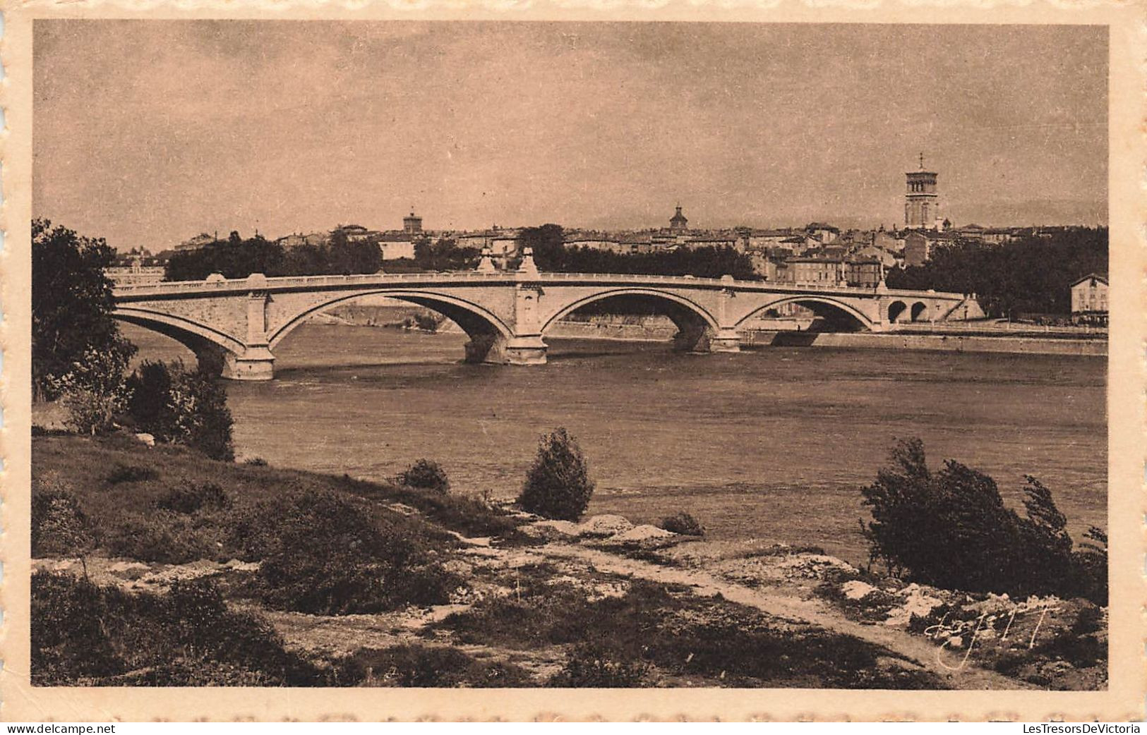 FRANCE - Valence - Pont - Vue Générale - Carte Postale - Valence