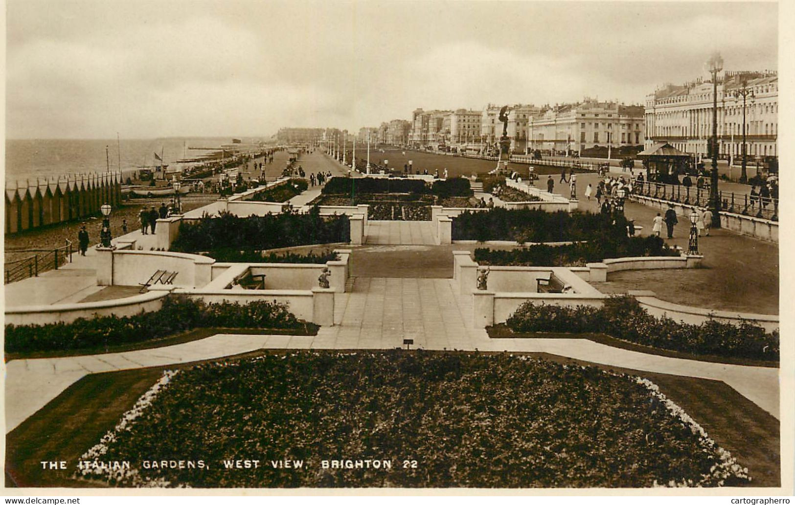 England Brighton The Italian Gardens - Brighton