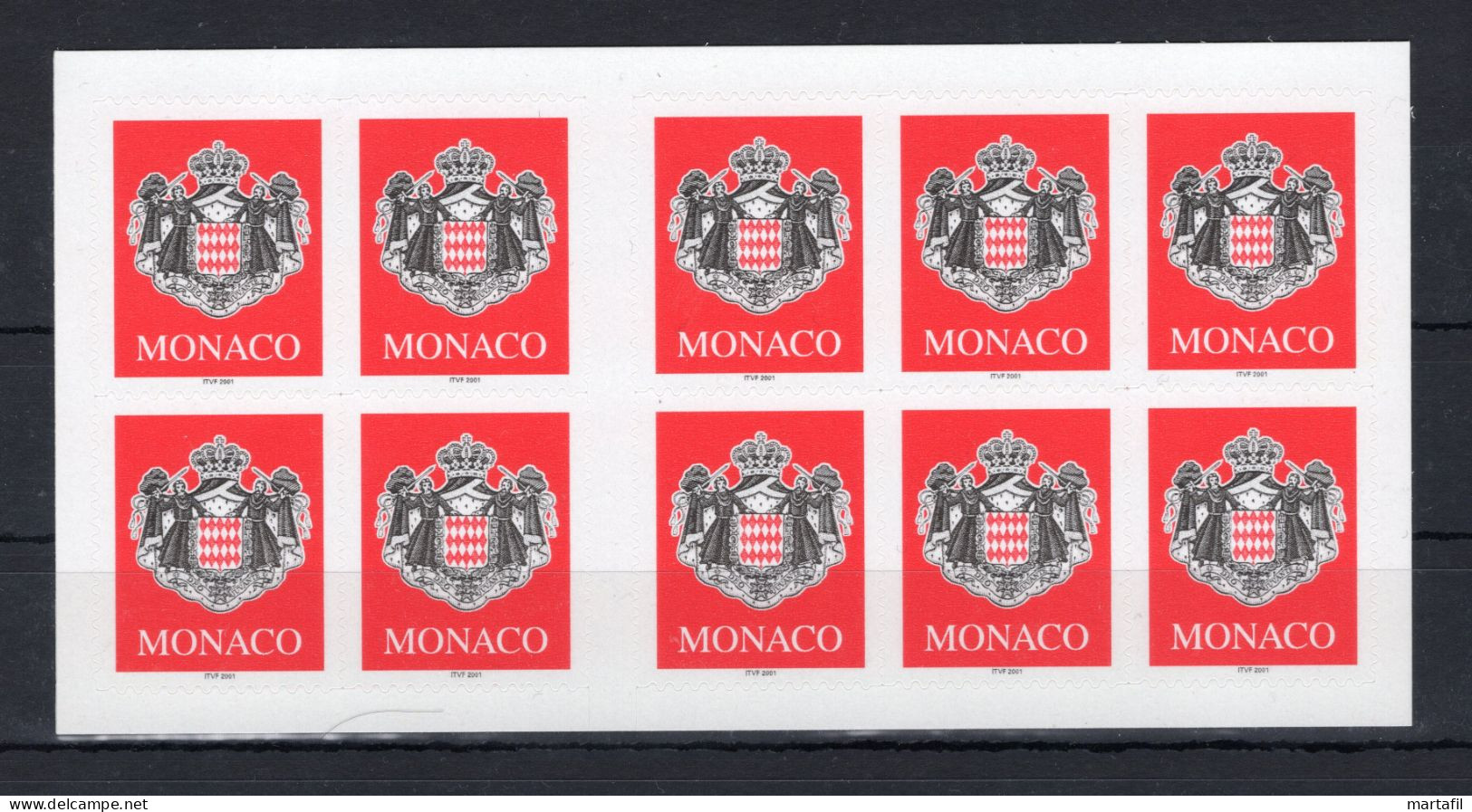 2000 (2001) MONACO L2296 MNH ** Stemma Del Principato - Postzegelboekjes