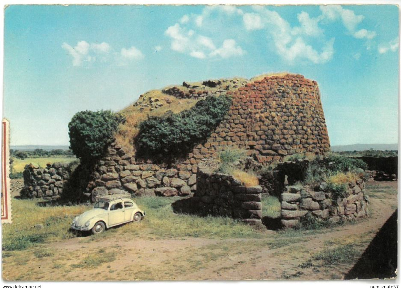 CP SARDEGNA - Abbasanta - Nuraghe Losa -  ( Volkswagen Coccinelle - Käfer - Beetle - Kever ) - Autres & Non Classés