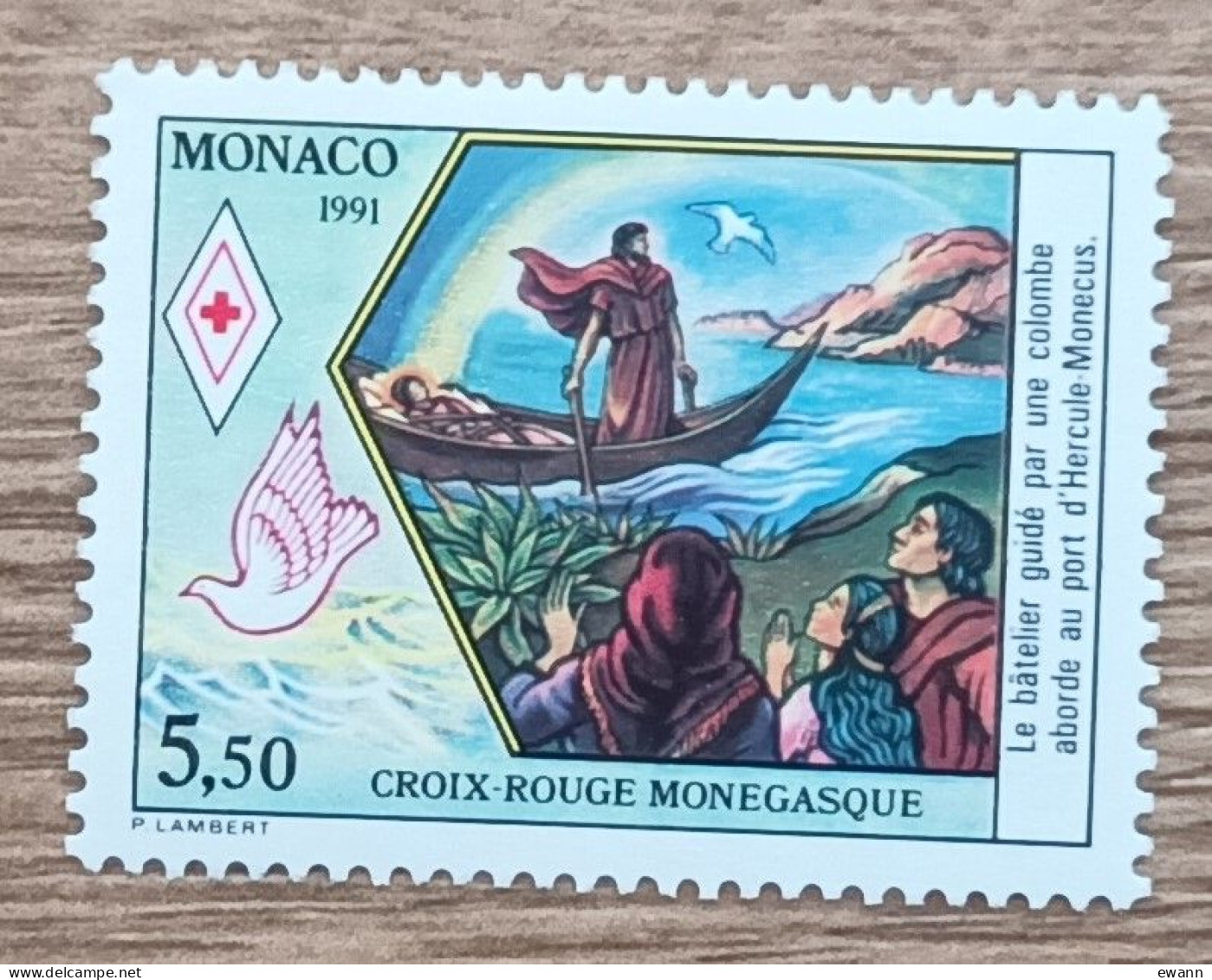 Monaco - YT N°1798 - Croix Rouge Monégasque - 1991 - Neuf - Nuevos