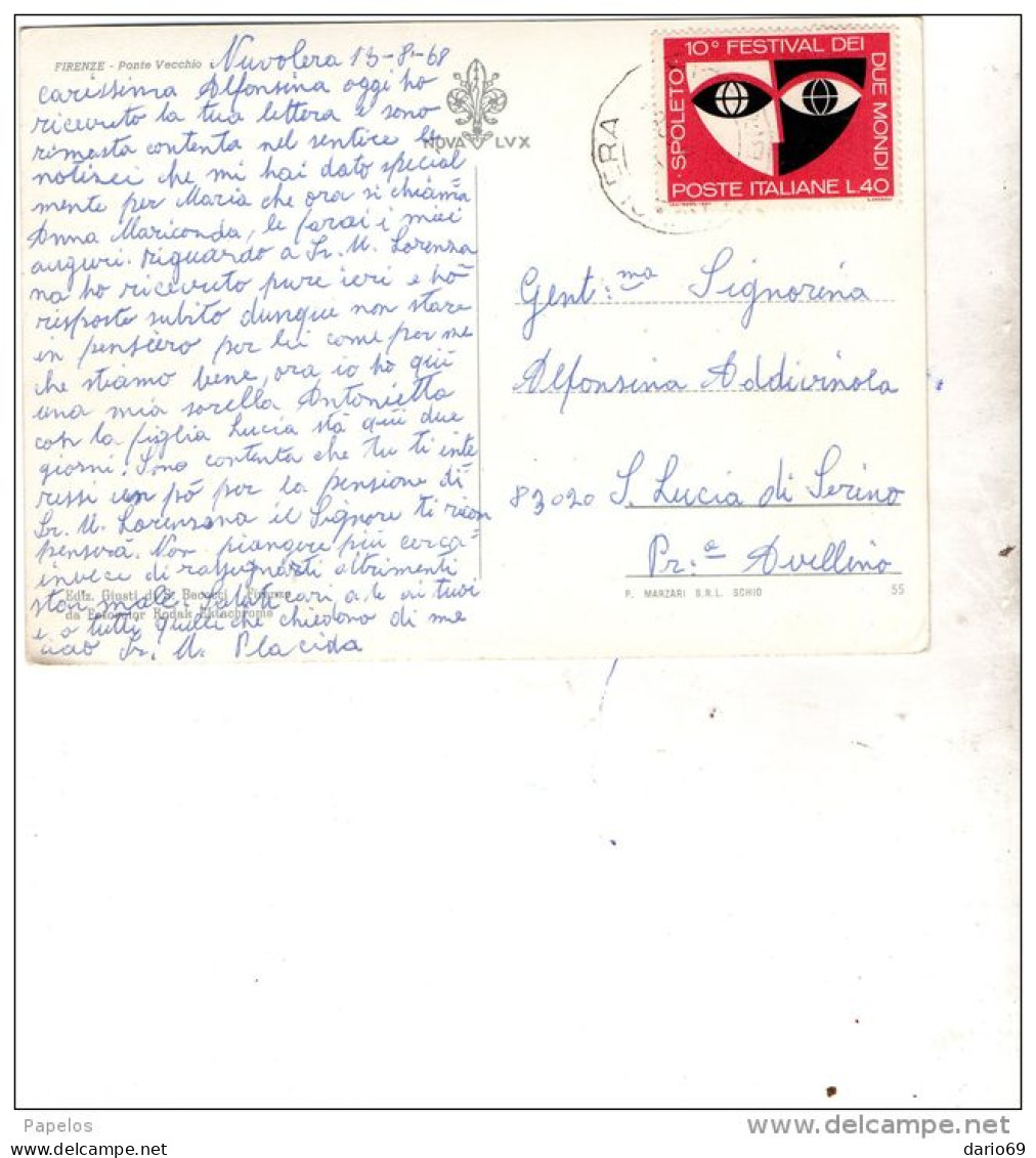 1967 CARTOLINA - 1961-70: Poststempel
