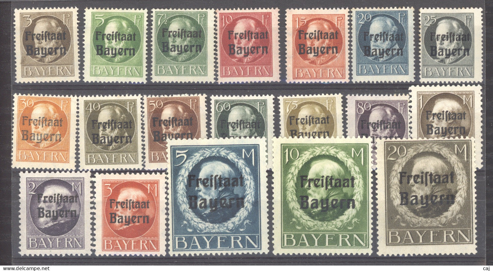 Allemagne  -  Bavière   :  Mi  152-70  * - Mint