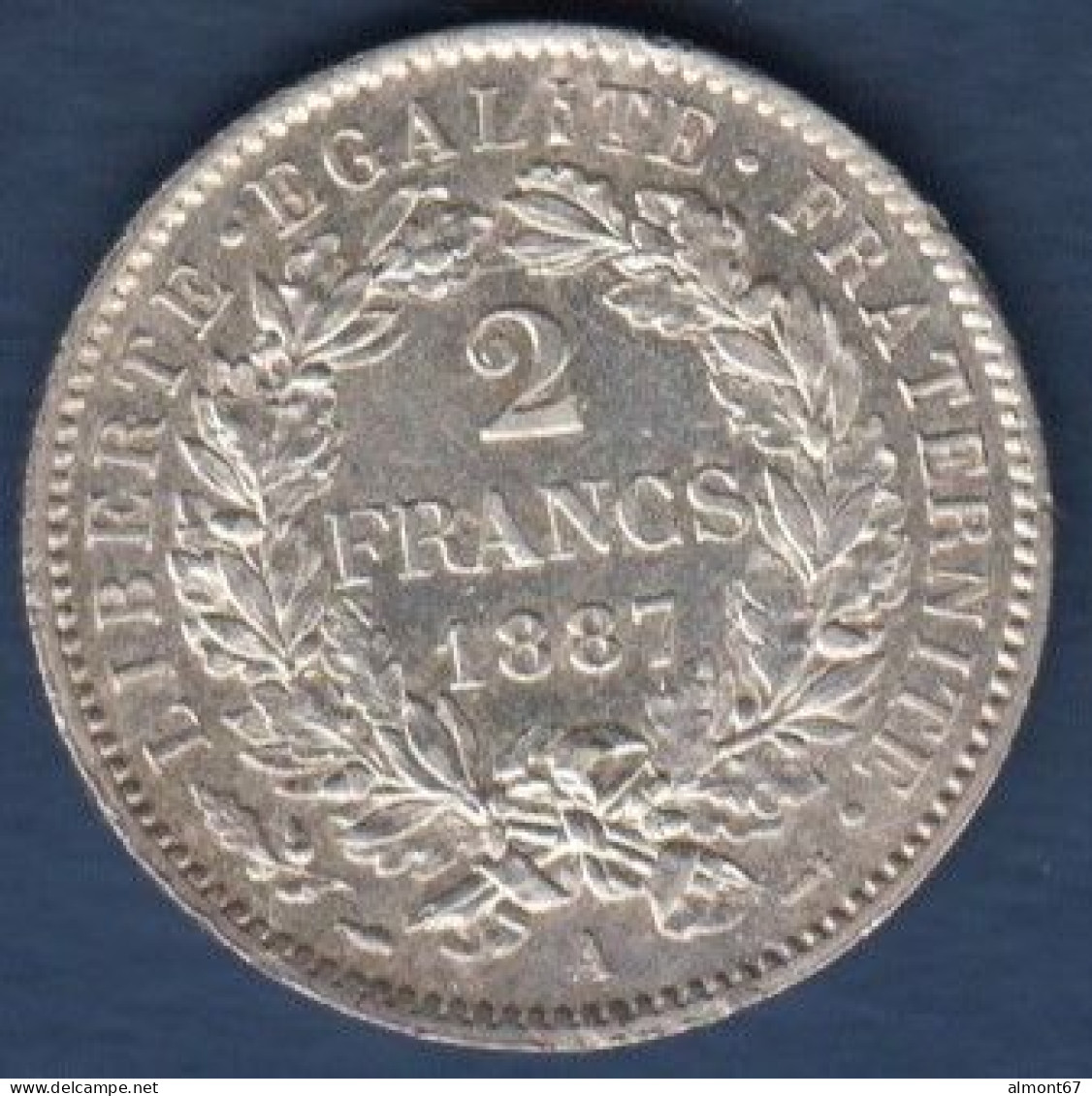 Cérès - 2 Francs 1887 A - 2 Francs