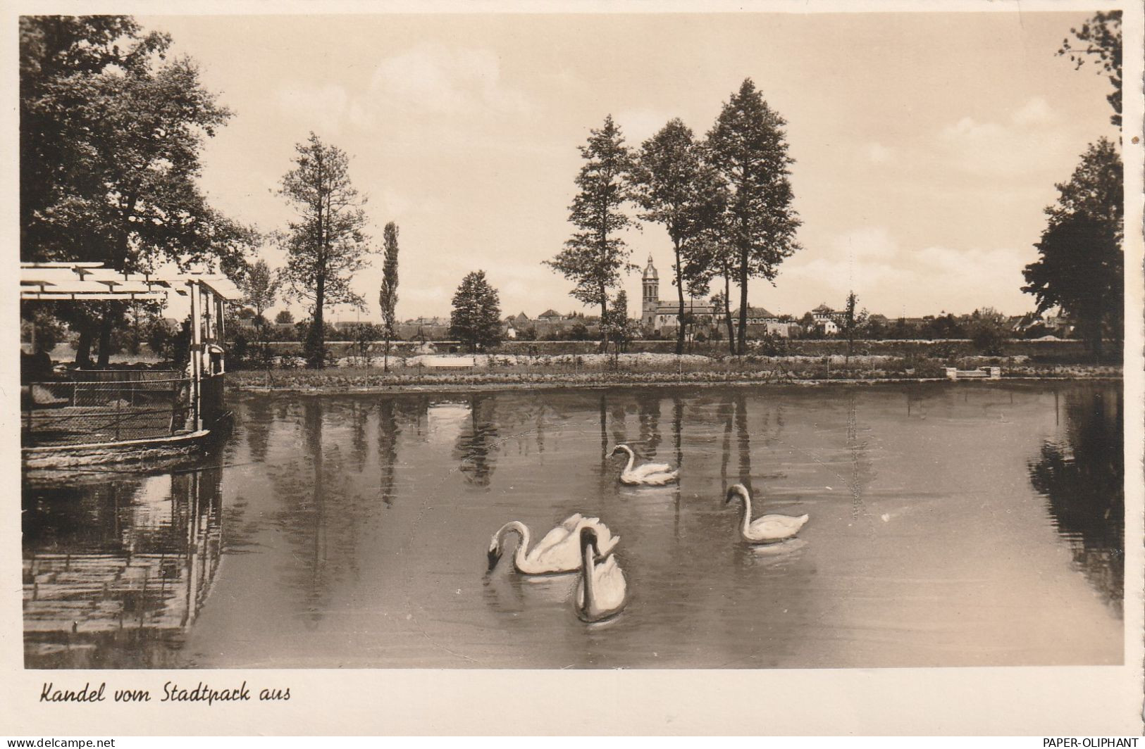 6744 KANDEL, Blick Vom Stadtpark - Kandel