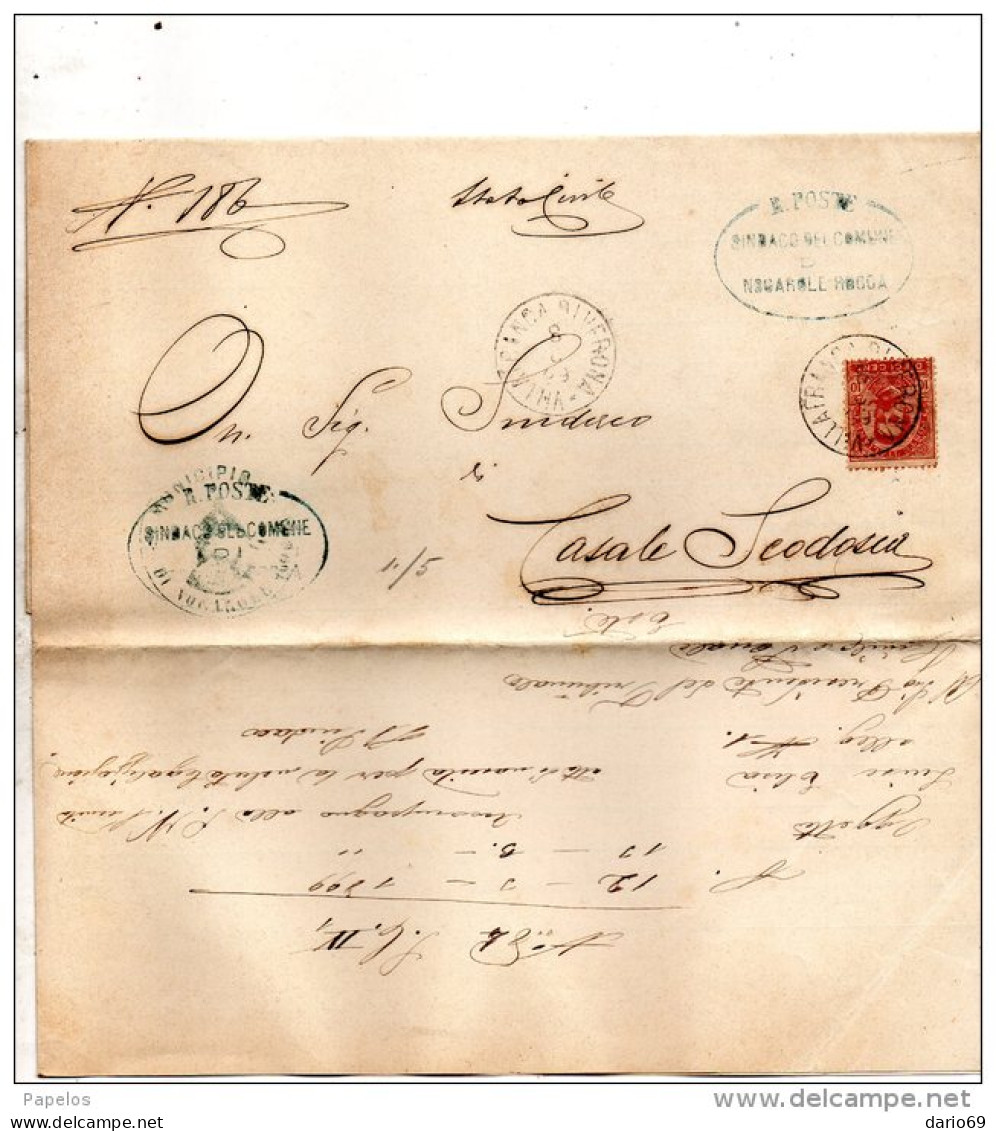 1899 LETTERA CON ANNULLO VILLAFRANCA DI VERONA - Storia Postale