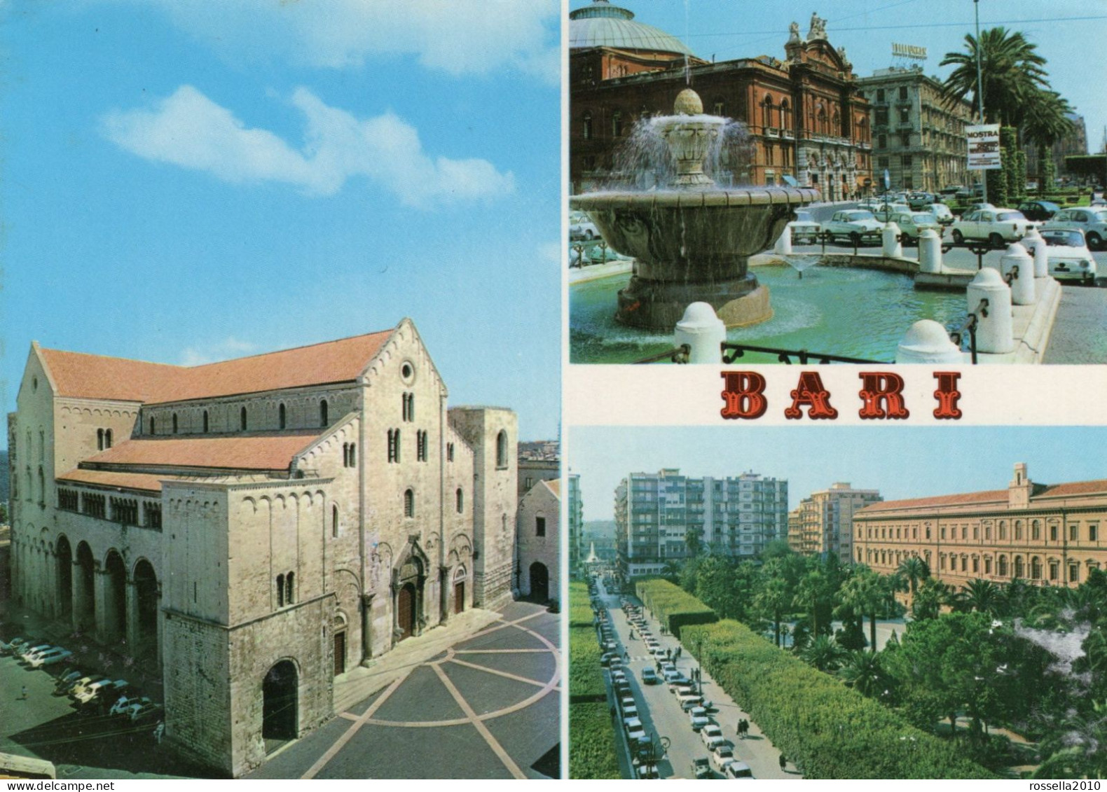 CARTOLINA  ITALIA BARI SALUTI VEDUTINE Italy  Postcard ITALIEN Ansichtskarten - Saluti Da.../ Gruss Aus...