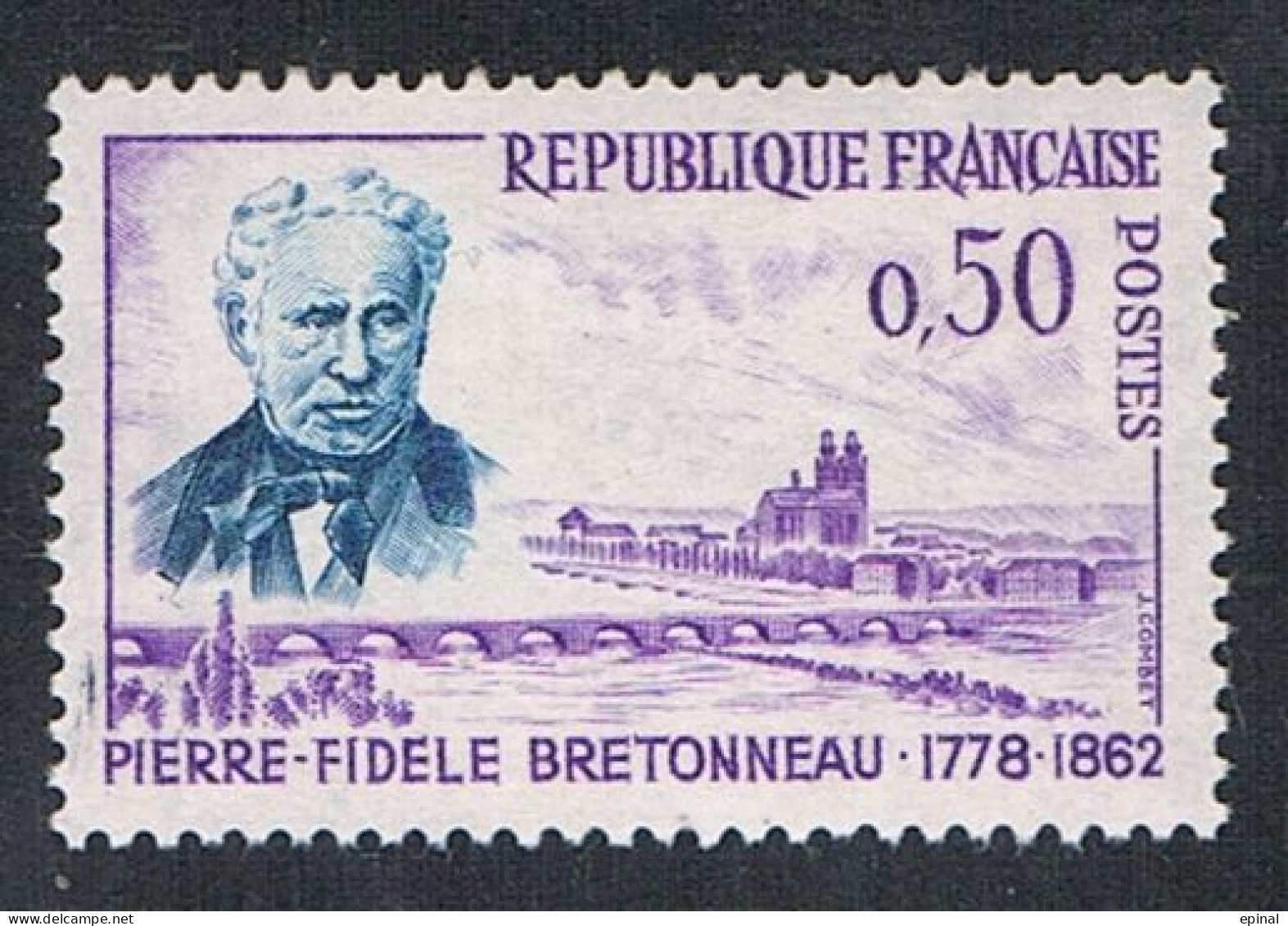 FRANCE : N° 1328 ** (Docteur Pierre-Fidèle Bretonneau) - PRIX FIXE - - Unused Stamps