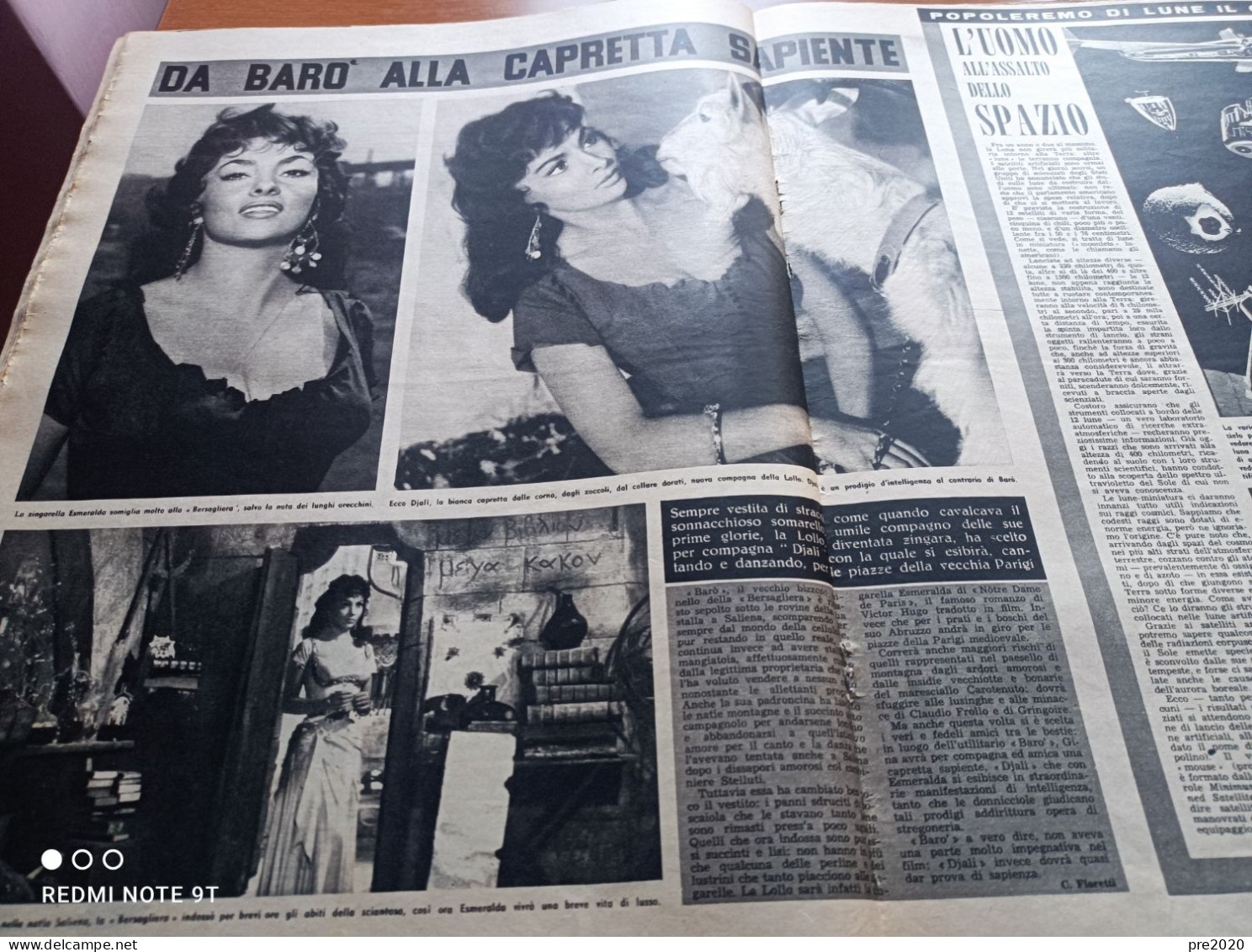 TRIBUNA ILLUSTRATA 1956 LODI AUTOSTRADA DEL SOLE GINA LOLLOBRIGIDA - Altri & Non Classificati