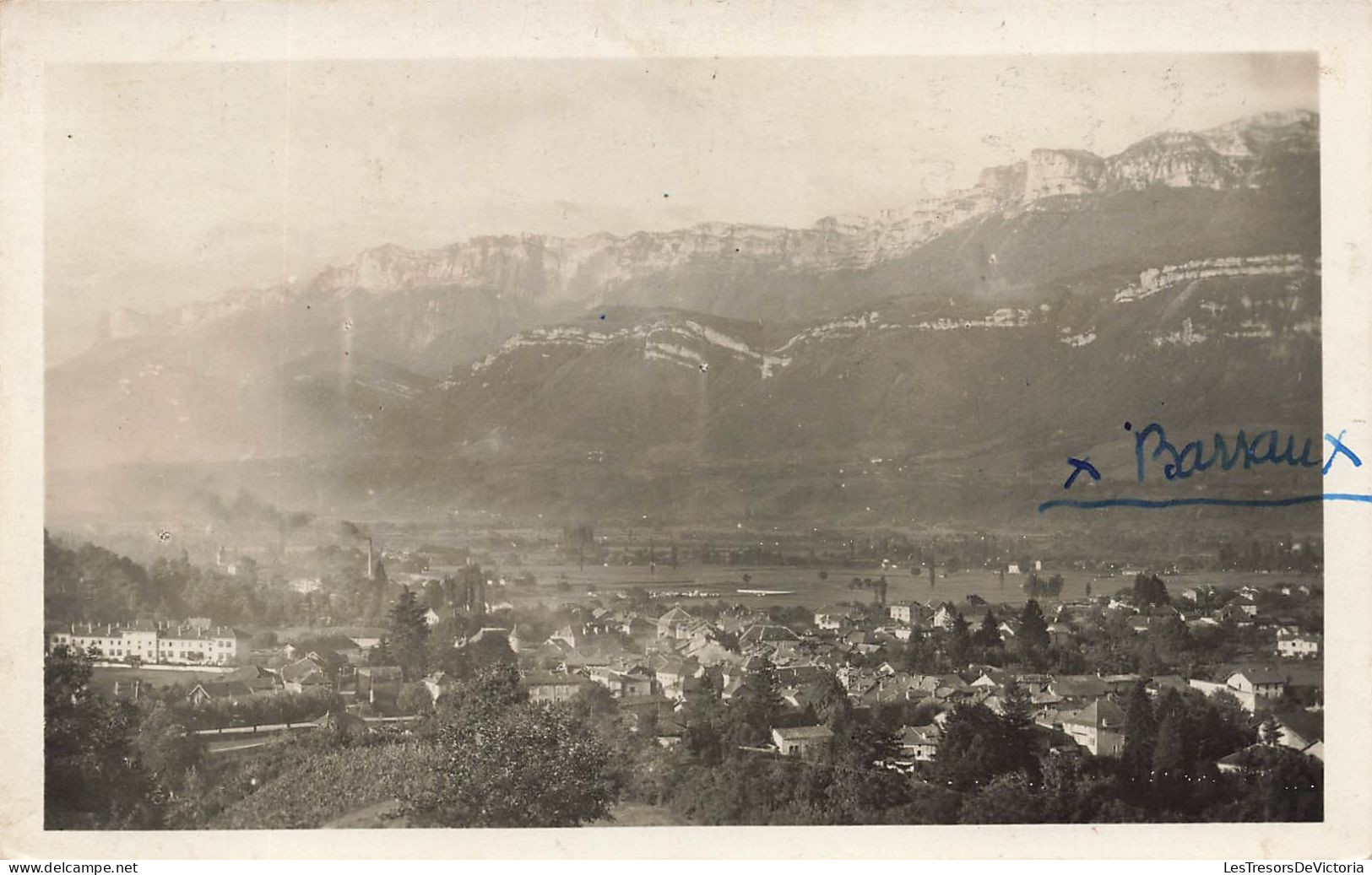 FRANCE - Pontcharra Sur Breda - Vue Générale - La Chaîne Du Granier - Carte Postale Ancienne - Pontcharra