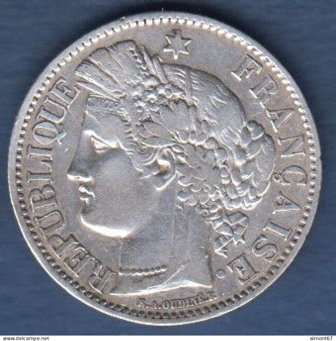 Cérès - 2 Francs 1870 A - 1870-1871 Gouvernement De La Défense Nationale