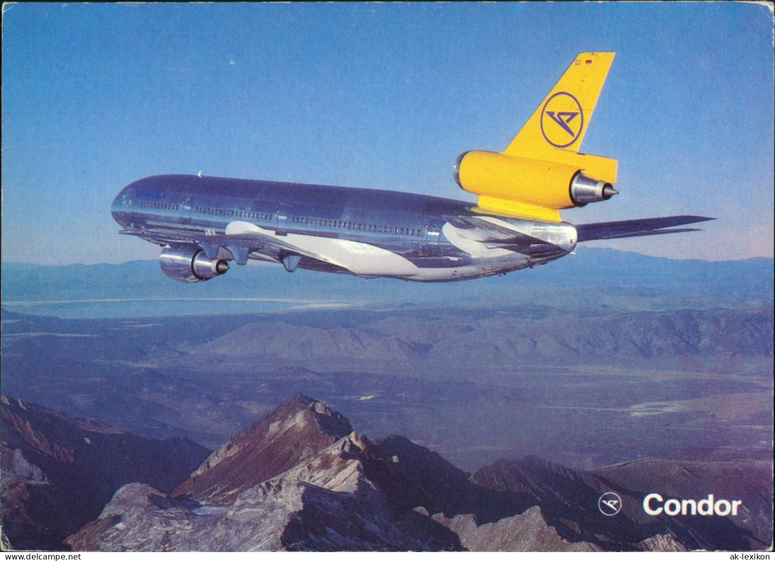 Ansichtskarte  Flugzeuge & Luftverkehr CONDOR Flieger DC 10-30 Im Flug 1975 - 1946-....: Modern Era