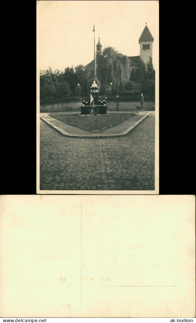 Řeporyje Praha Prag Gedenkstelle T.G.M. Und Kostel Sv. Petra A Pavla 1930 - Tschechische Republik