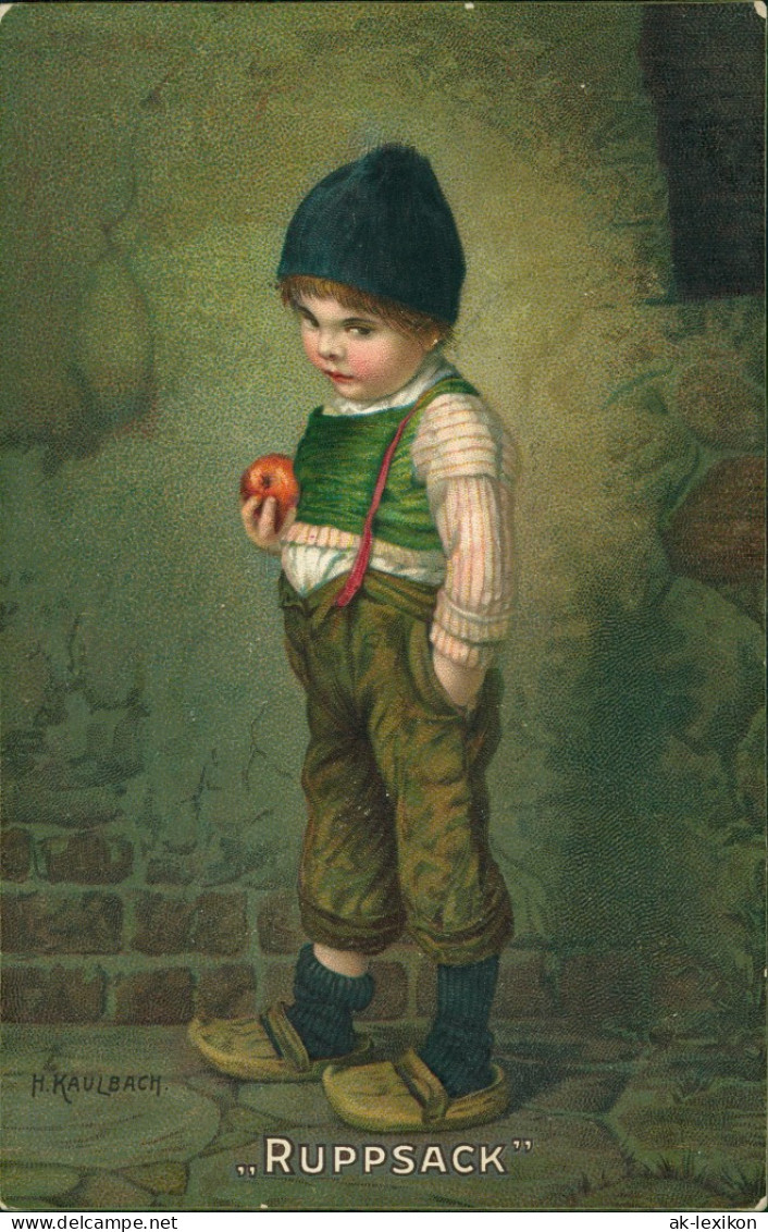 Ansichtskarte  Kinder Künstlerkarten H. Kaulbach Ruppsack 1911 - Portraits
