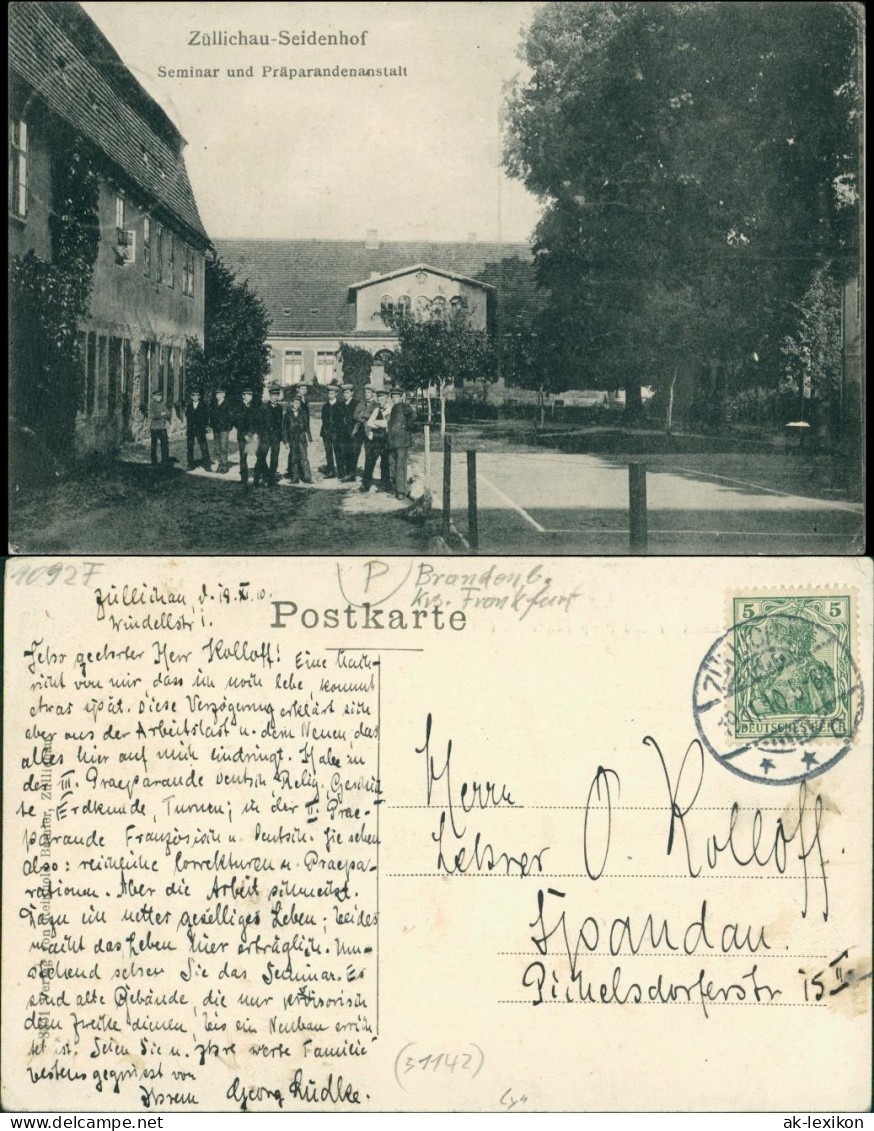 Züllichau Sulechów Seminar Und Präparandenanstalt Seidenhof 1910 - Neumark