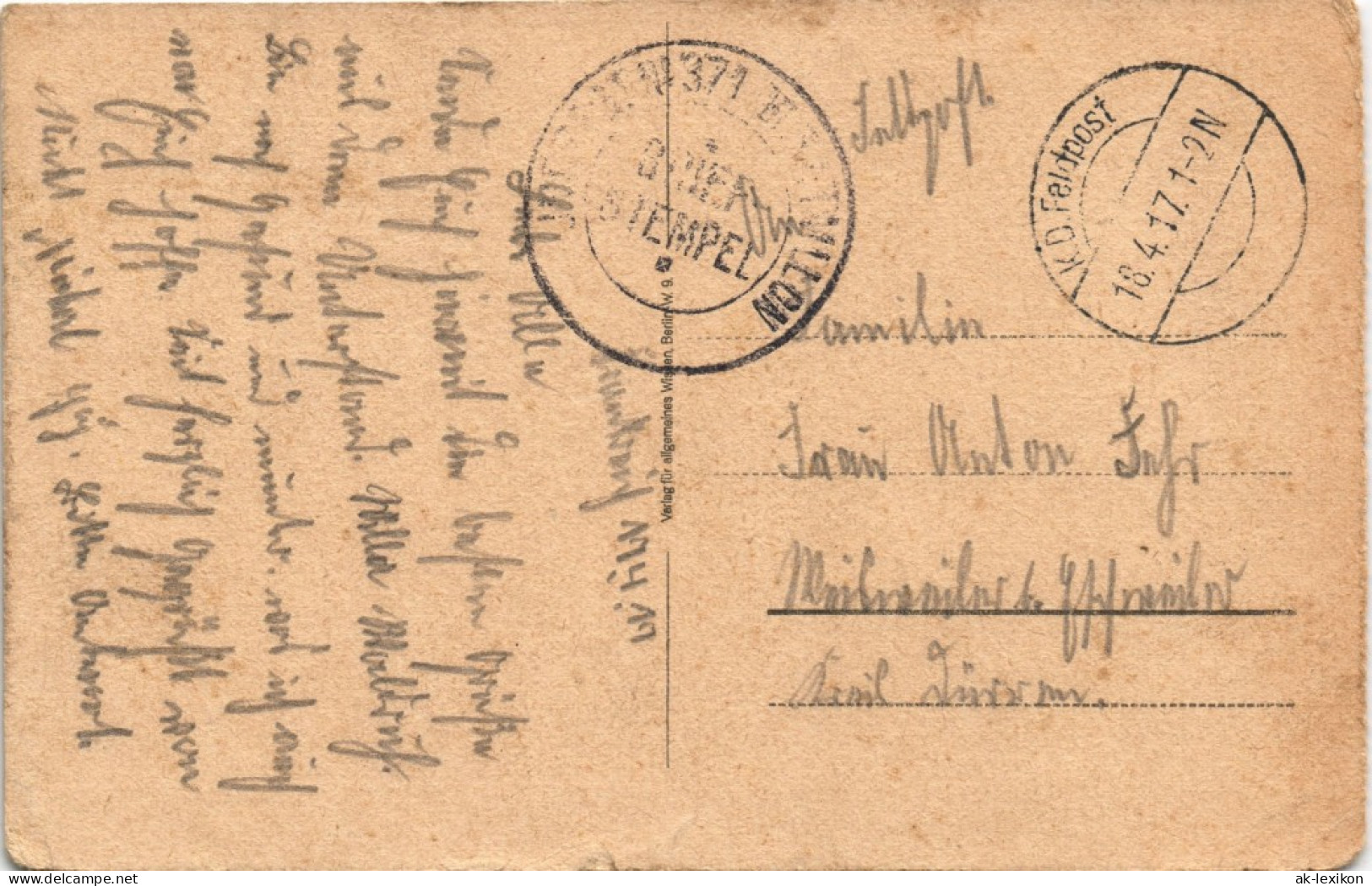 CPA Loison Loison Dorf-Partie Feldpostkarte 1. WK 1917   Feldpoststempel) - Autres & Non Classés