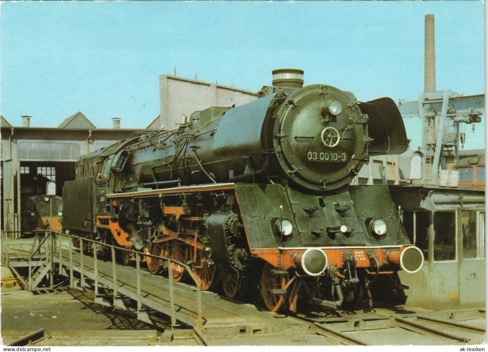 Stralsund Dampflokomotive Im Ostseebezirk, Lok BR 03.0 Ölhauptfeuerung   1985 - Stralsund