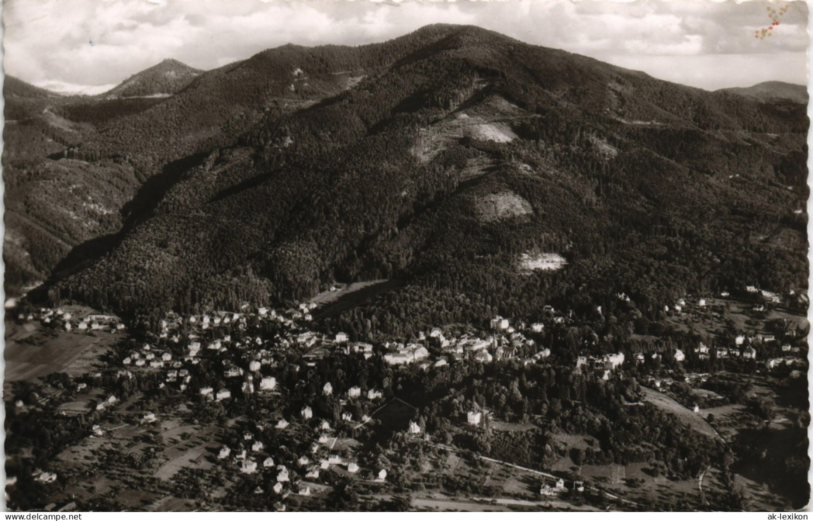 Ansichtskarte Badenweiler Panorama-Ansicht Gesamtansicht Luftaufnahme 1960 - Badenweiler