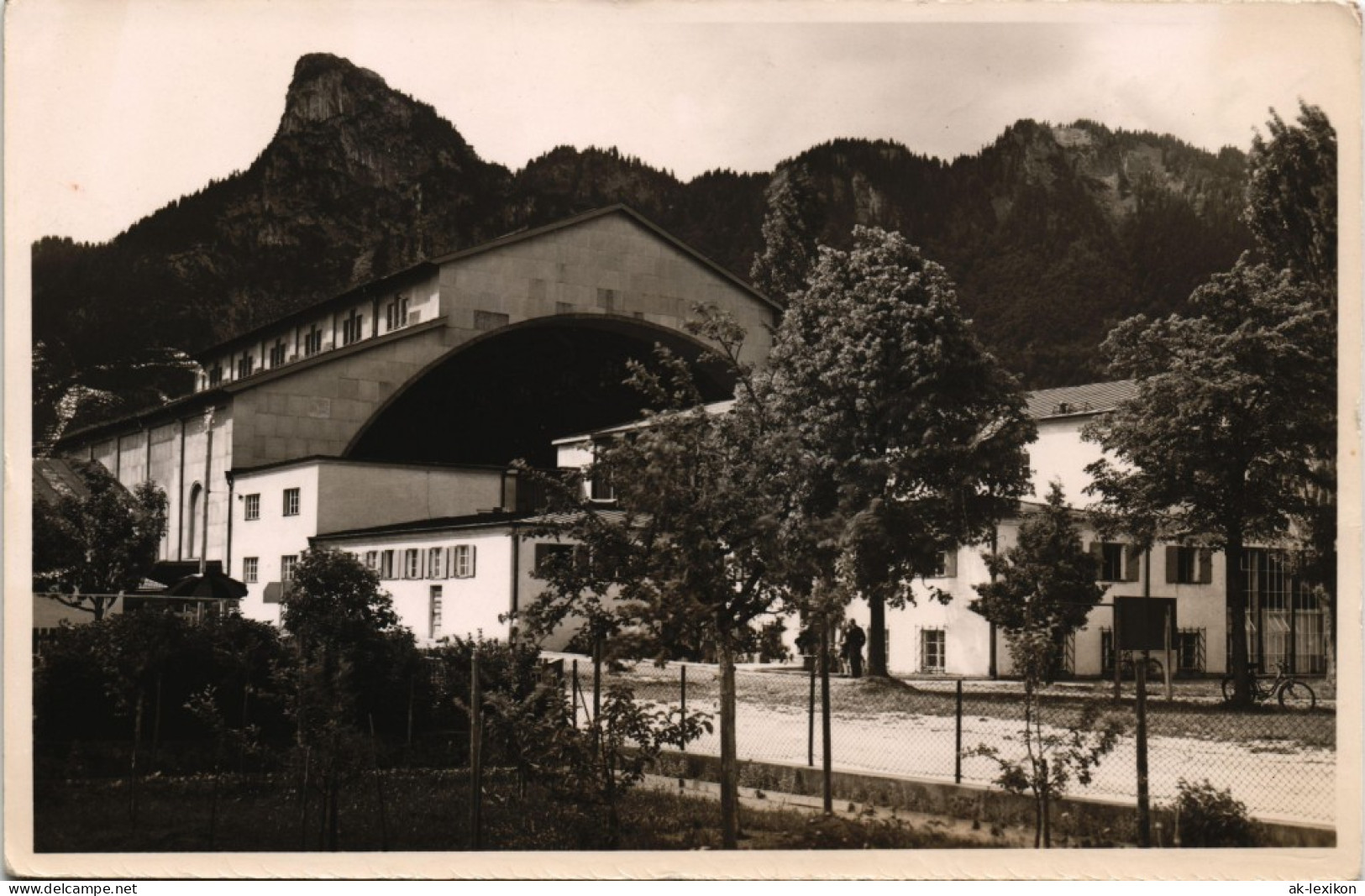 Ansichtskarte Oberammergau Partie Am Passionstheater Passionsspielhaus 1950 - Oberammergau