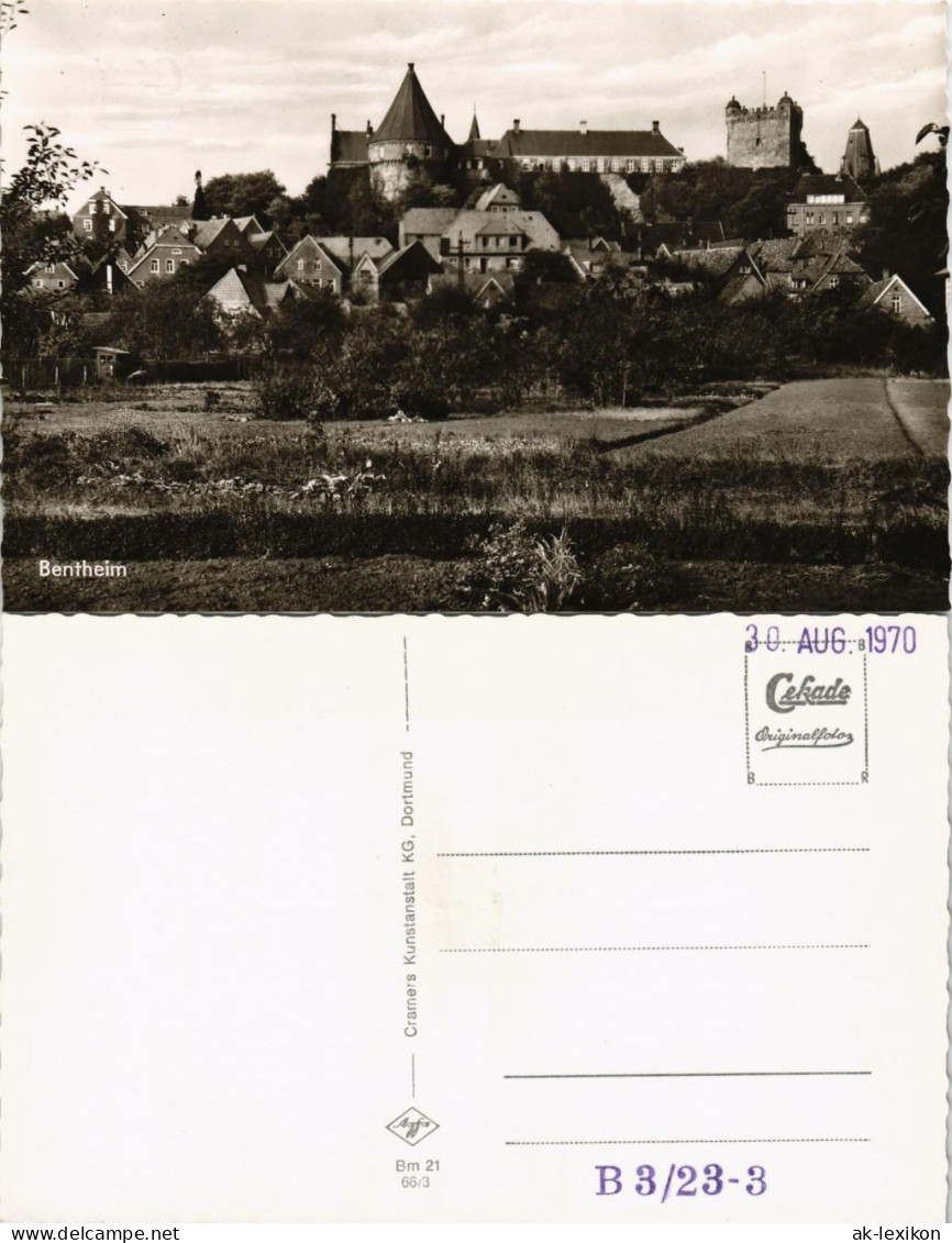 Ansichtskarte Bad Bentheim Teilansicht Des Ortes 1966 - Bad Bentheim