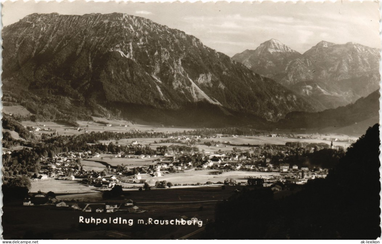 Ansichtskarte Ruhpolding Ruhpolding M. Rauschberg Panorama 1960 - Ruhpolding