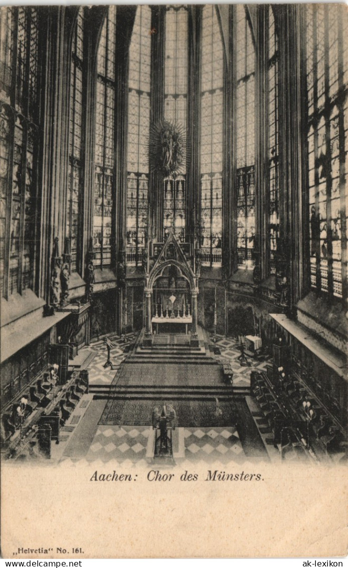 Ansichtskarte Aachen Innenansicht Chor Des Münsters 1910 - Aachen