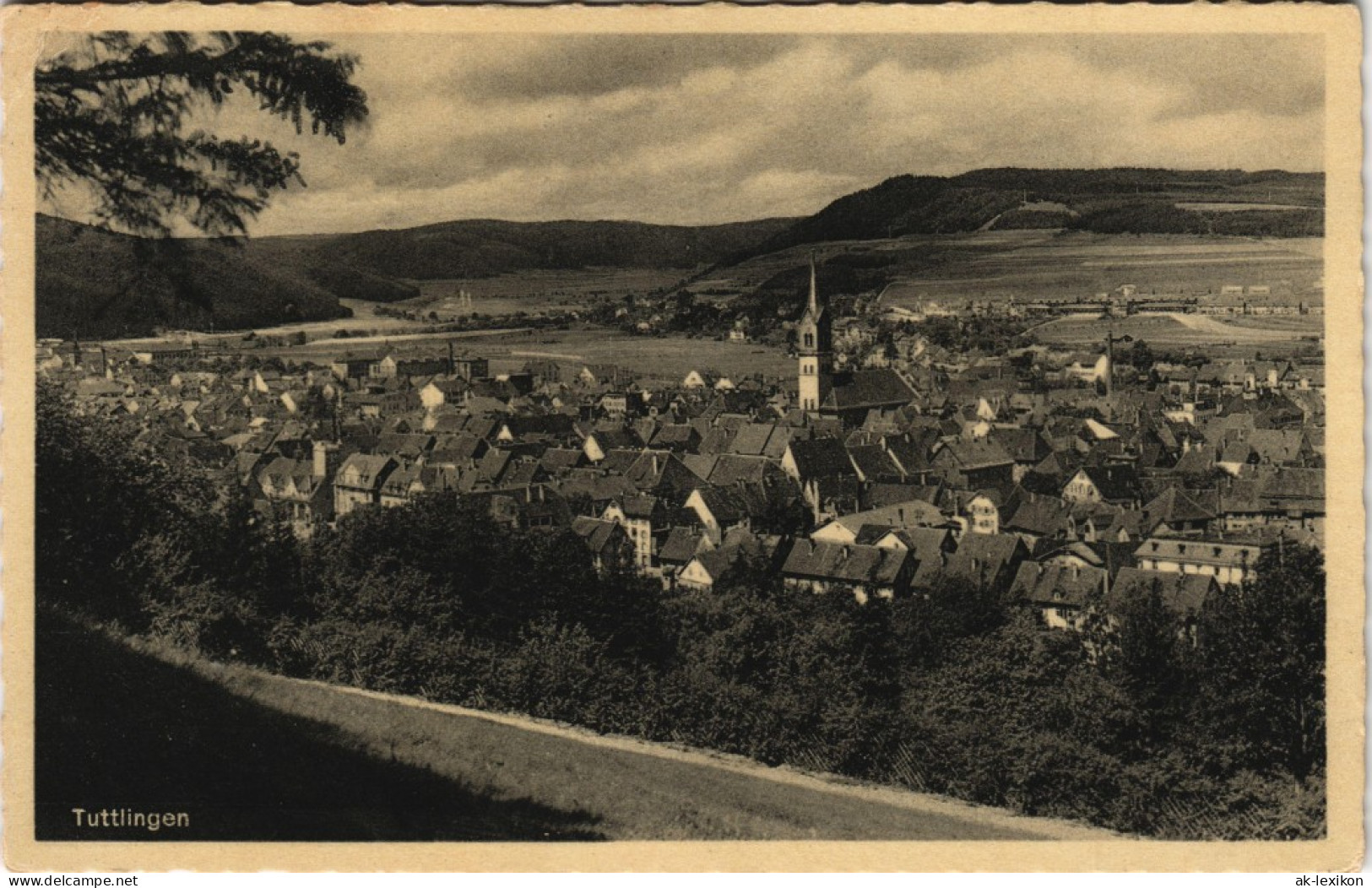 Ansichtskarte Tuttlingen Blick Auf Die Stadt 1935 - Tuttlingen