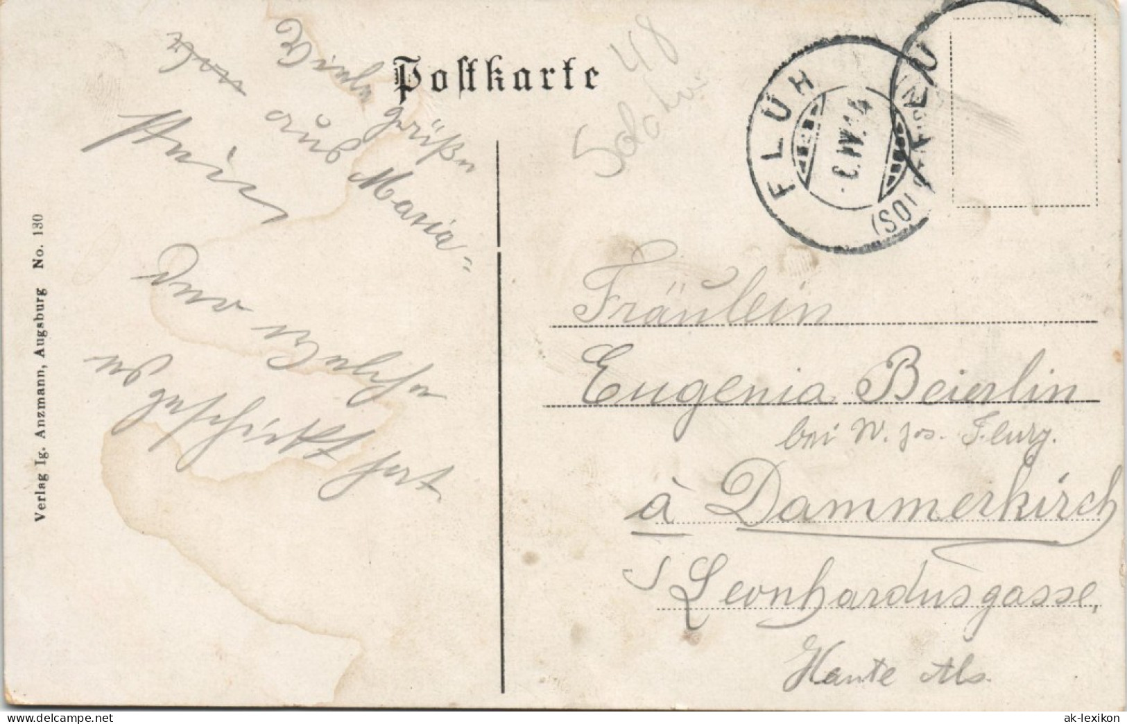 Ansichtskarte Metzerlen-Mariastein Blick Auf Die Stadt 1911 - Autres & Non Classés